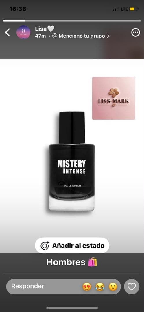 Perfume de hombre 45ml