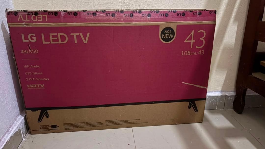 Televisión plasma de 43"