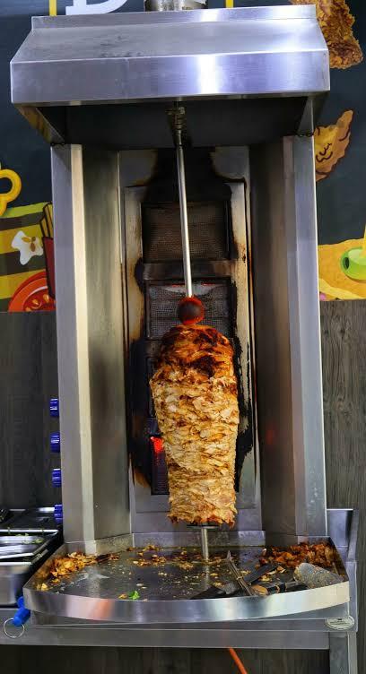 Asador de pollo y makina de chawarma para pan de carne — imagen 2