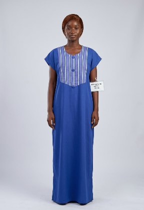 Vestido africano largo