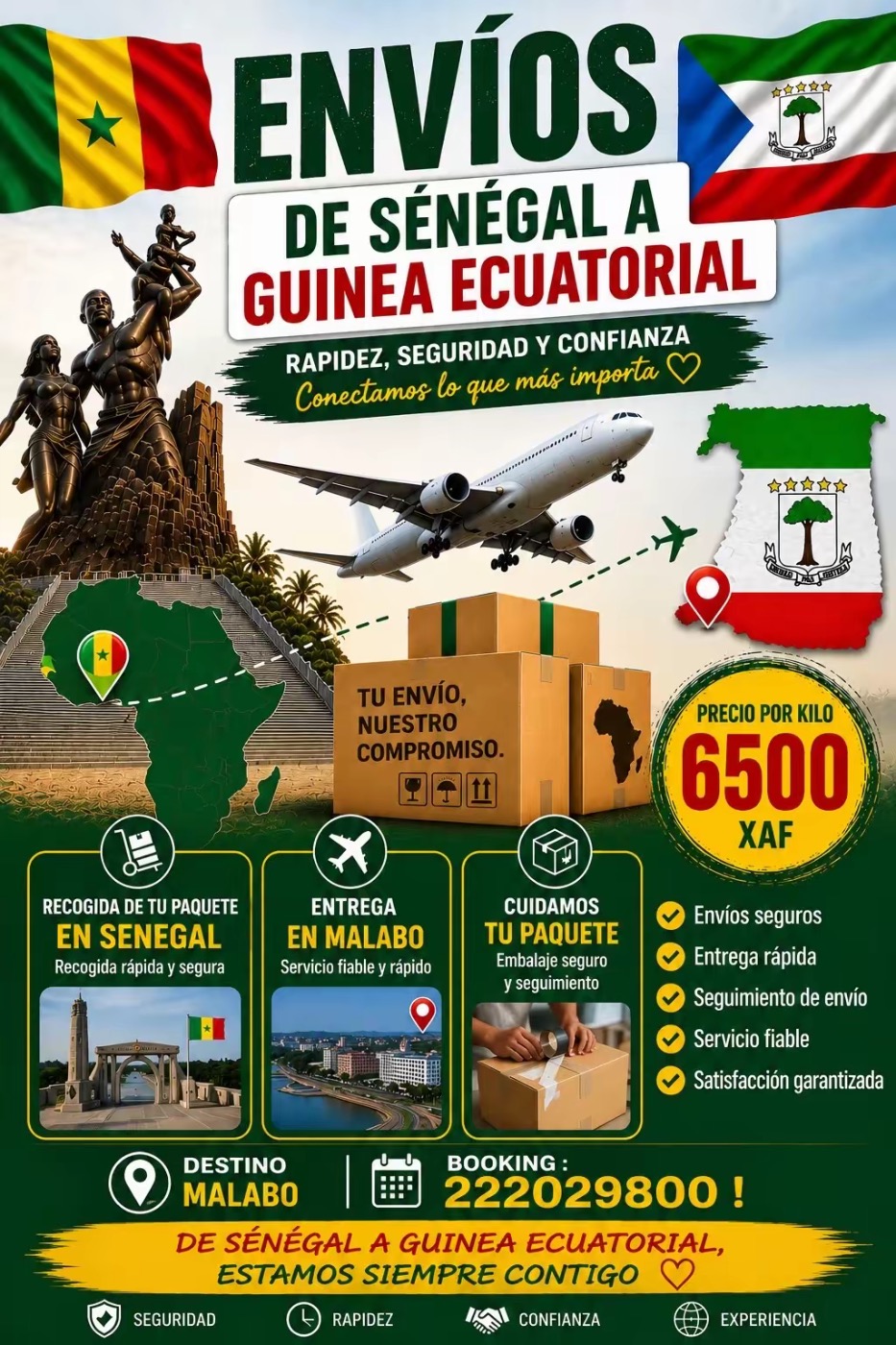 Encargos y envíos de dinero seguro a 🇸🇳 desde 🇬🇶 — imagen 2