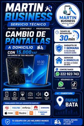 CAMBIO DE PANTALLA A DOMICILIO